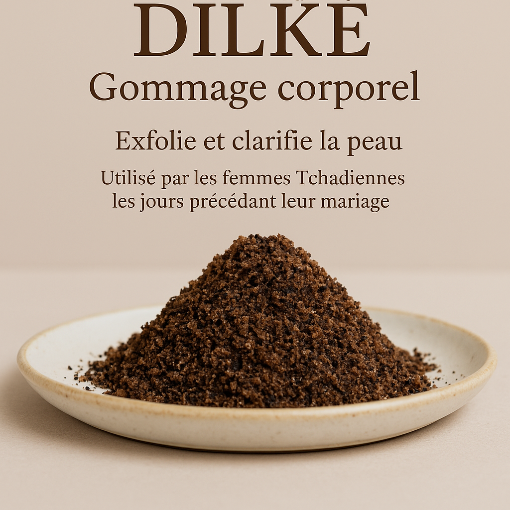 Dilkè (gommage corporel)  avec la poudre de Moringa200g