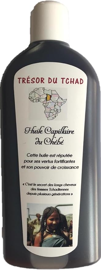 Huile de Chébé 250ml (à base de d'huile de pépin de raisin & d'huile de ricin)