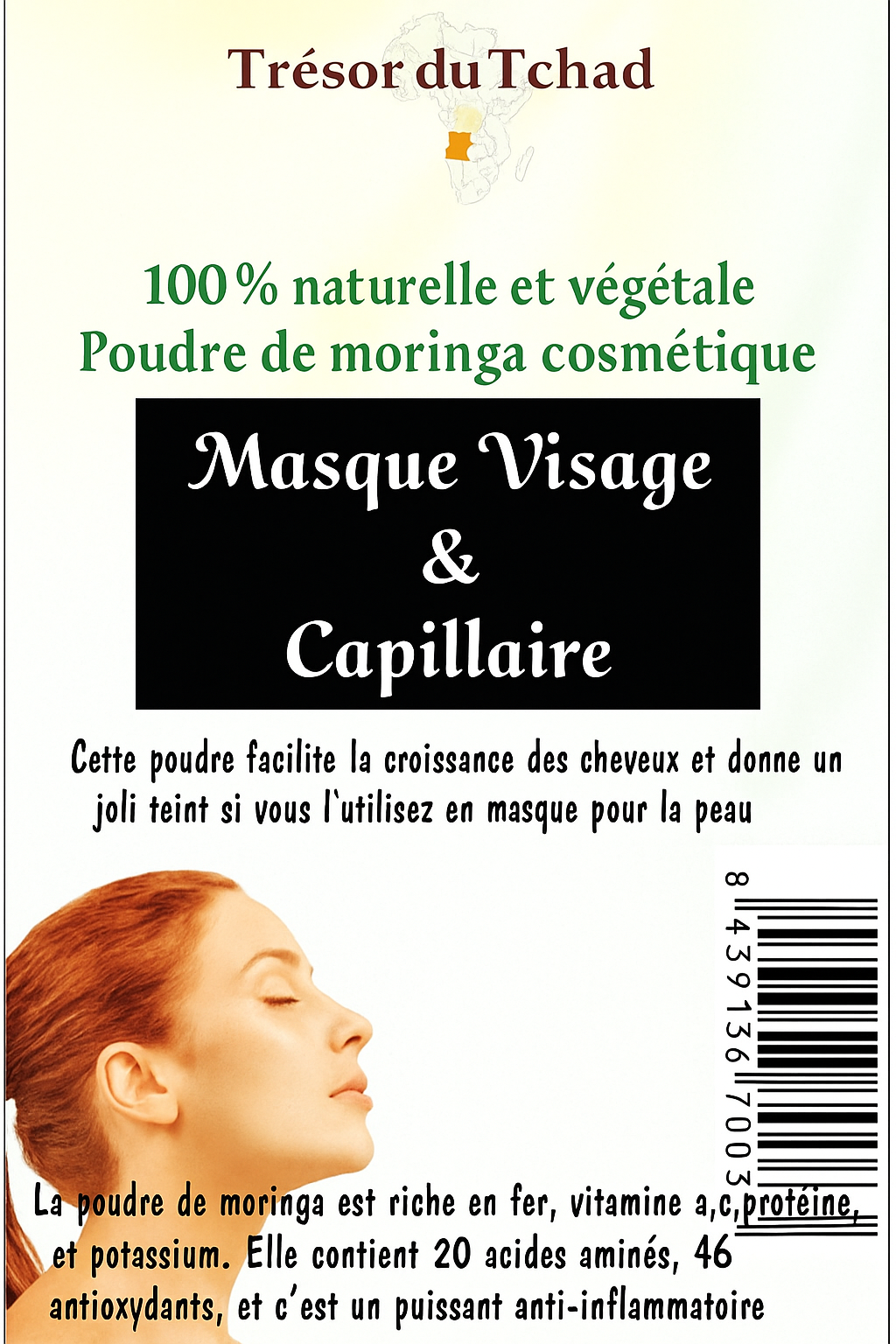 Poudre de Moringa Naturelle 100g